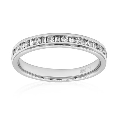 Anello in platino con Diamante SI2 (G)
