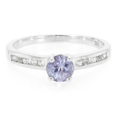Anello in argento con Tanzanite