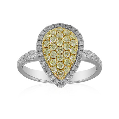Anello in oro con Diamante Giallo SI2 (CIRARI)