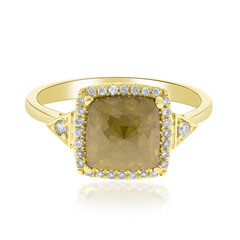 Anello in oro con Diamante Cioccolato PK2 (CIRARI)