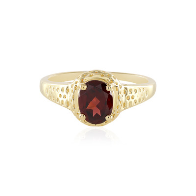 Anello in argento con Granato Mozambico
