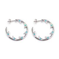 Orecchini in argento con Turchese Sleeping Beauty (Faszination Türkis)