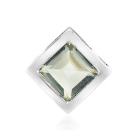 Ciondolo in argento con Ametista Verde