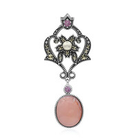 Ciondolo in argento con Opale Rosa (Annette classic)
