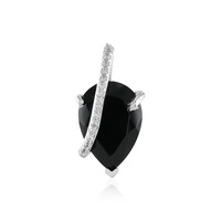Ciondolo in argento con Onice Nero