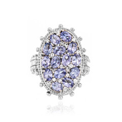 Anello in argento con Tanzanite (Dallas Prince Designs)