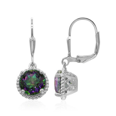 Orecchini in argento con Quarzo Mistico