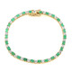 Bracciale in argento con Smeraldo Socoto