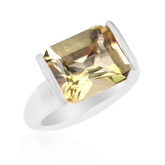 Anello in argento con Labradorite Dorata