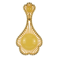 Ciondolo in argento con Ambra Baltica