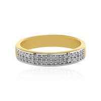 Anello in argento con Diamante I4 (J)