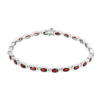 Bracciale in argento con Granato Mozambico