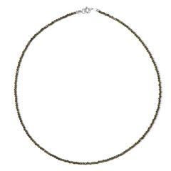 Collana in argento con Ossidiana Dorata