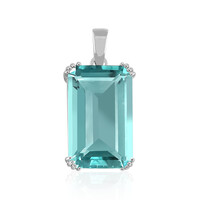 Ciondolo in argento con Fluorite Braldu