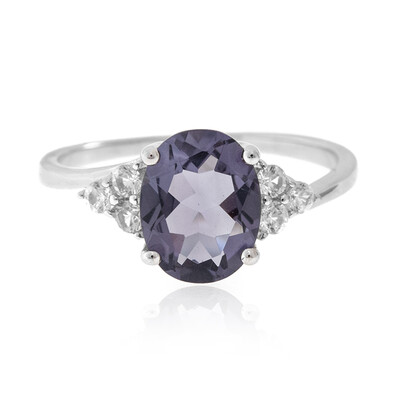 Anello in argento con Quarzo Mirtillo