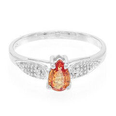 Anello in argento con Rubino Tramonto