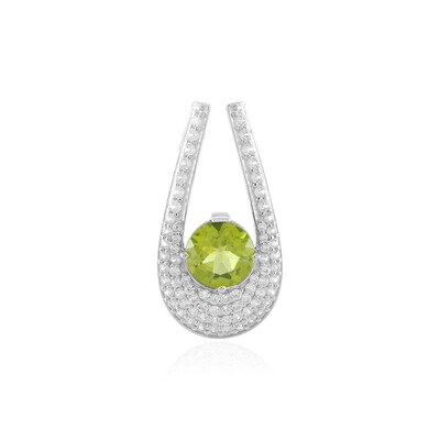 Ciondolo in argento con Peridoto Arizona