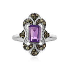 Anello in argento con Ametista del Marocco