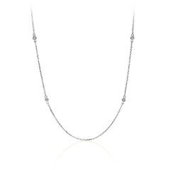 Collana in oro con Diamante SI2 (H) (CIRARI)