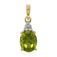 Ciondolo in argento con Peridoto