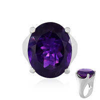 Anello in argento con Ametista Zambiana (de Melo)