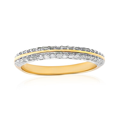 Anello in oro con Diamante I4 (J)