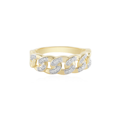 Anello in argento con Diamante I2 (J)