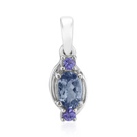 Ciondolo in argento con Tanzanite (non riscaldata)