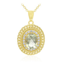 Collana in argento con Ametista Verde