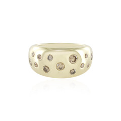 Anello in oro con Diamante Champagne I2 (de Melo)