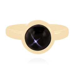 Anello in argento con Diopside Stellato d'India