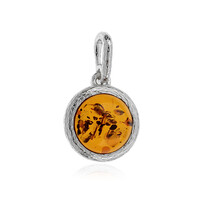 Ciondolo in argento con Ambra Baltica