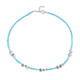 Collana in argento con Apatite Blu