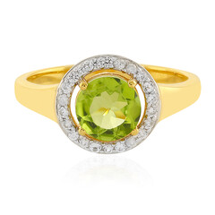 Anello in argento con Peridoto