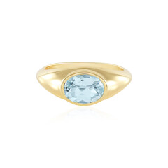 Anello in argento con Topazio Blu Cielo