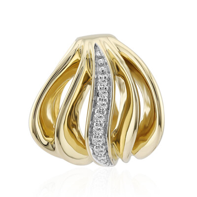 Ciondolo in argento con Diamante SI1 (G) (Annette)