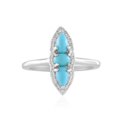 Anello in argento con Turchese Sleeping Beauty