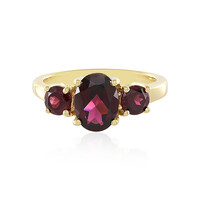Anello in argento con Rodolite Lampone