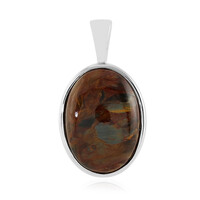 Ciondolo in argento con Pietersite Dorata