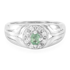 Anello in argento con Cianite Menta