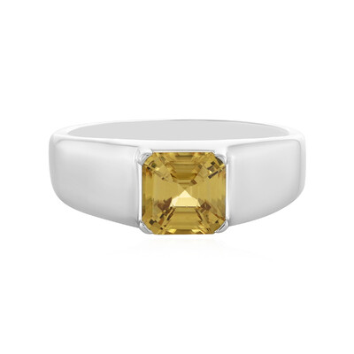Anello in argento con Zircone Giallo