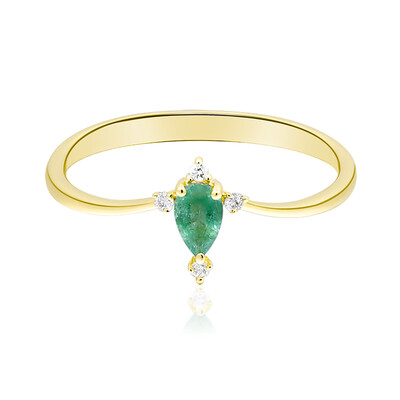 Anello in oro con Smeraldo Zambia AAA (CIRARI)