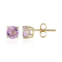 Orecchini in oro con Kunzite
