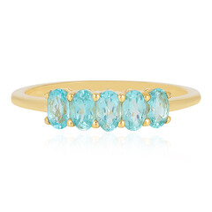 Anello in argento con Apatite Blu
