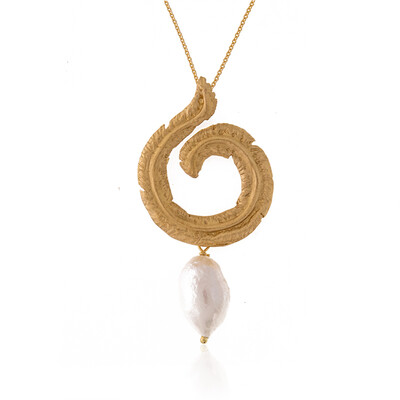 Collana in argento con Perla di Acqua Dolce (Joias do Paraíso)