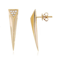 Orecchini in oro con Zircone (de Melo)
