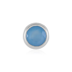 Ciondolo in argento con Calcedonio Blu