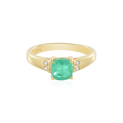 Anello in argento con Smeraldo Russo