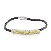 Bracciale in argento con Diamante Giallo