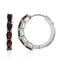 Orecchini in argento con Granato